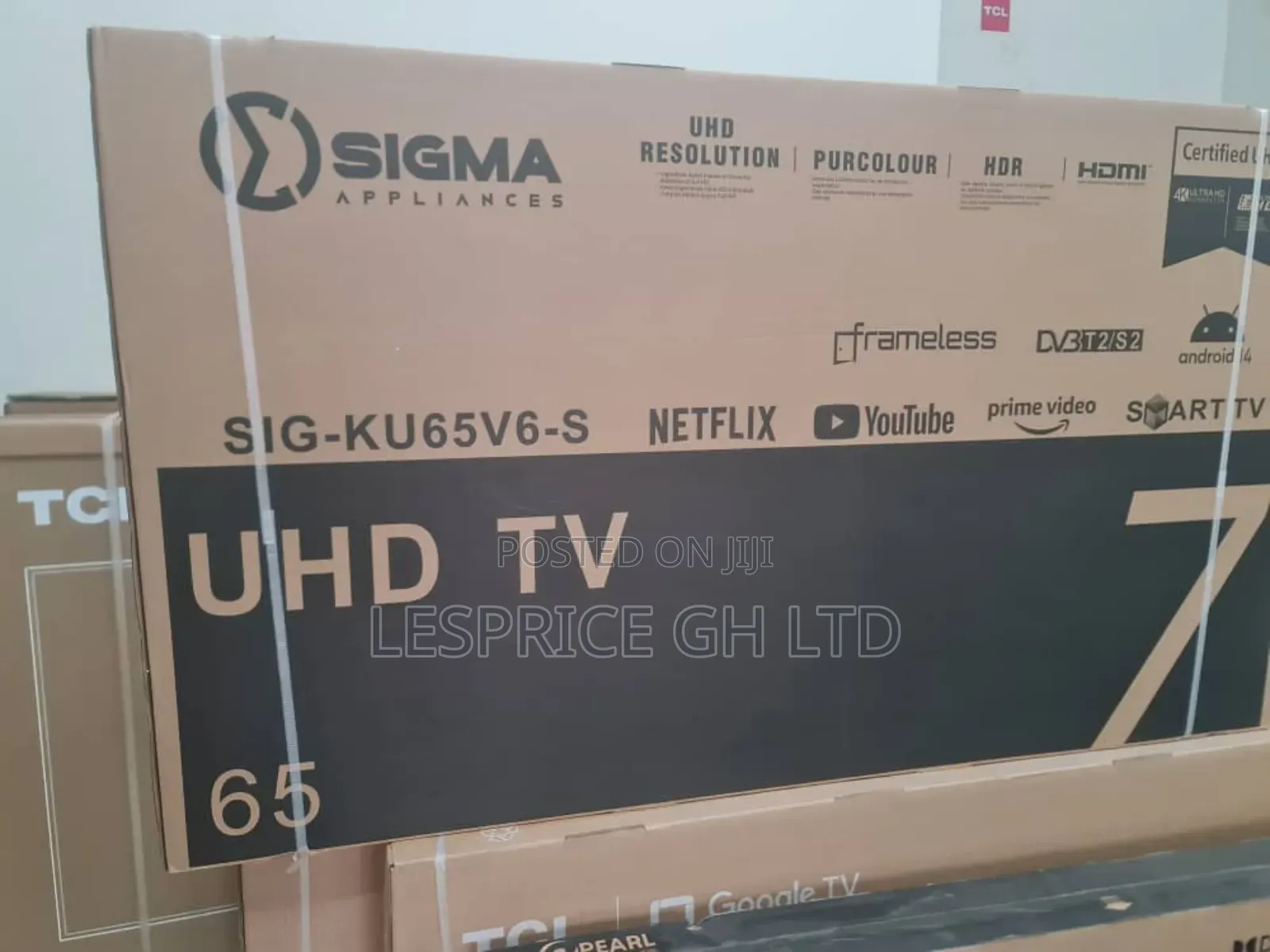 Sigma 65" Smart Tv: Google Play Ready!