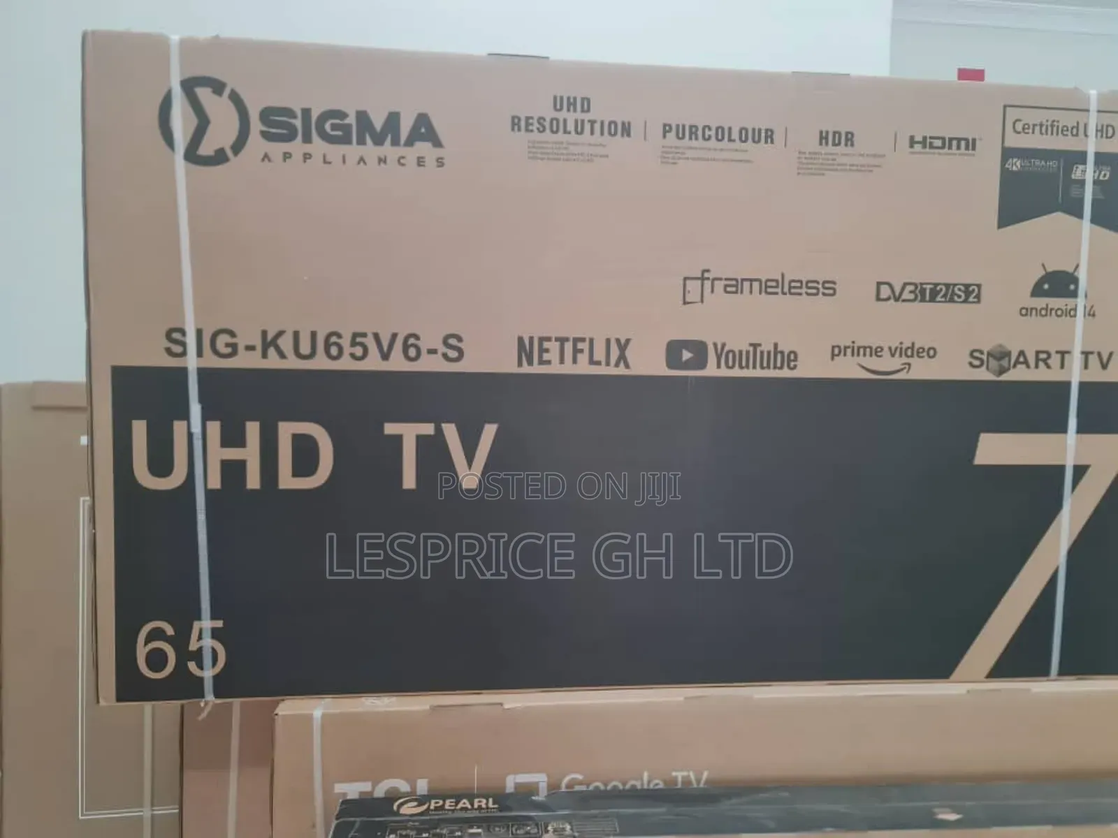 Sigma 65" Smart Android Tv - Frameless Beauty