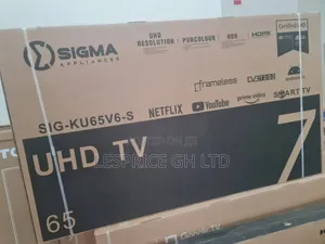65" Sigma Digital Frameless Tv - Immersive Screen