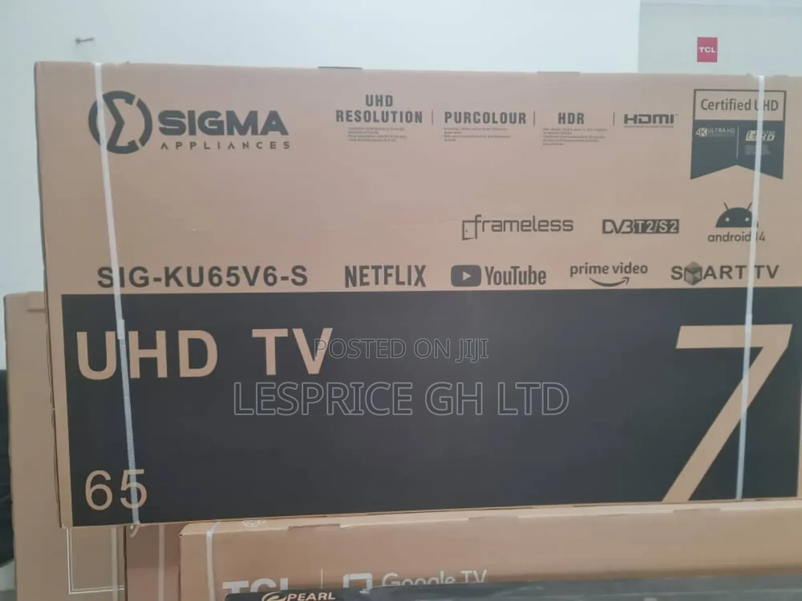 Sigma 65" Android Tv With Smart Remote Control