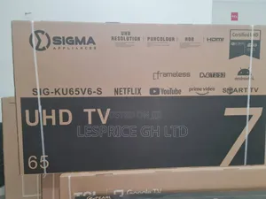 Sigma 65" Android Tv With Smart Remote Control