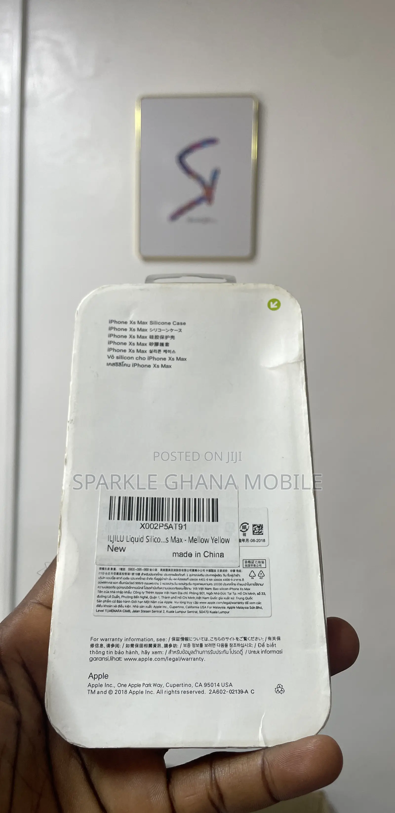 iPhone Xs Max Mellow Yellow Silicone Case