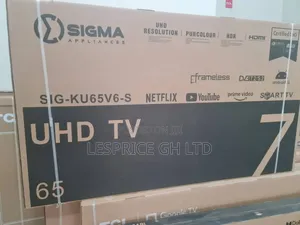 Sigma 65" Smart Android Tv - Beautiful Display!