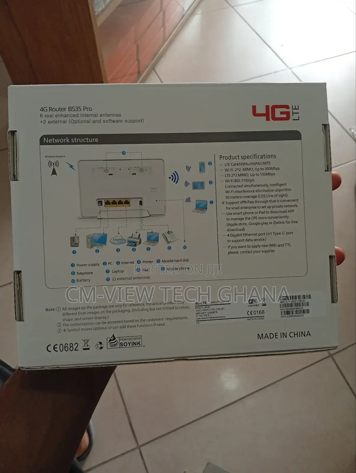 B535 Pro 4g/5g Router