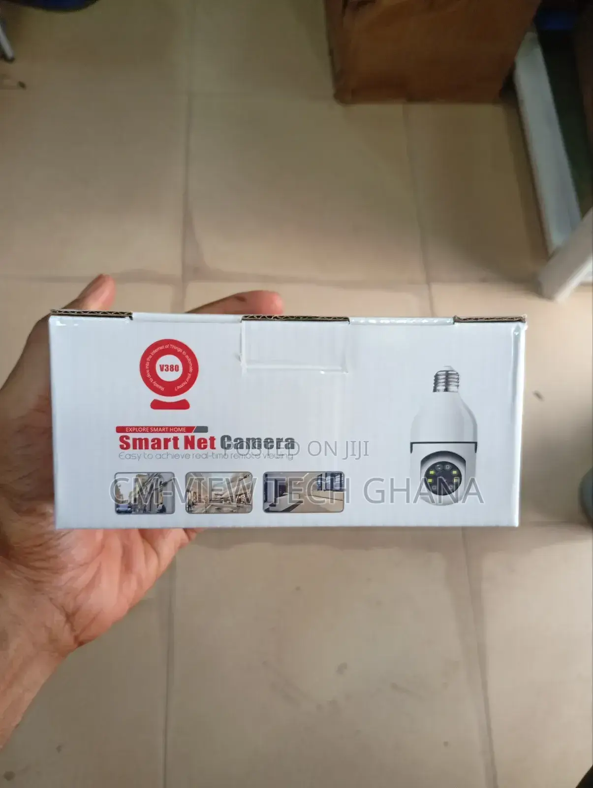 V380 Pro Wifi Smart Bulb Camera