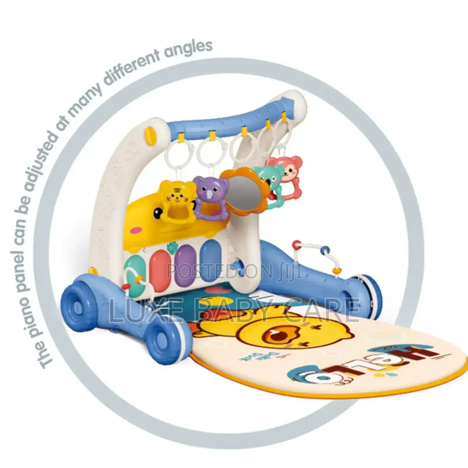 4 in 1 Baby Play Activity Gym Mat, Baby Kick and Play Piano