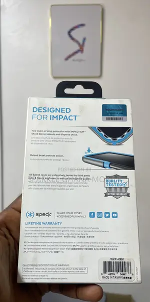 iPhone X Speck Presido Grip Case
