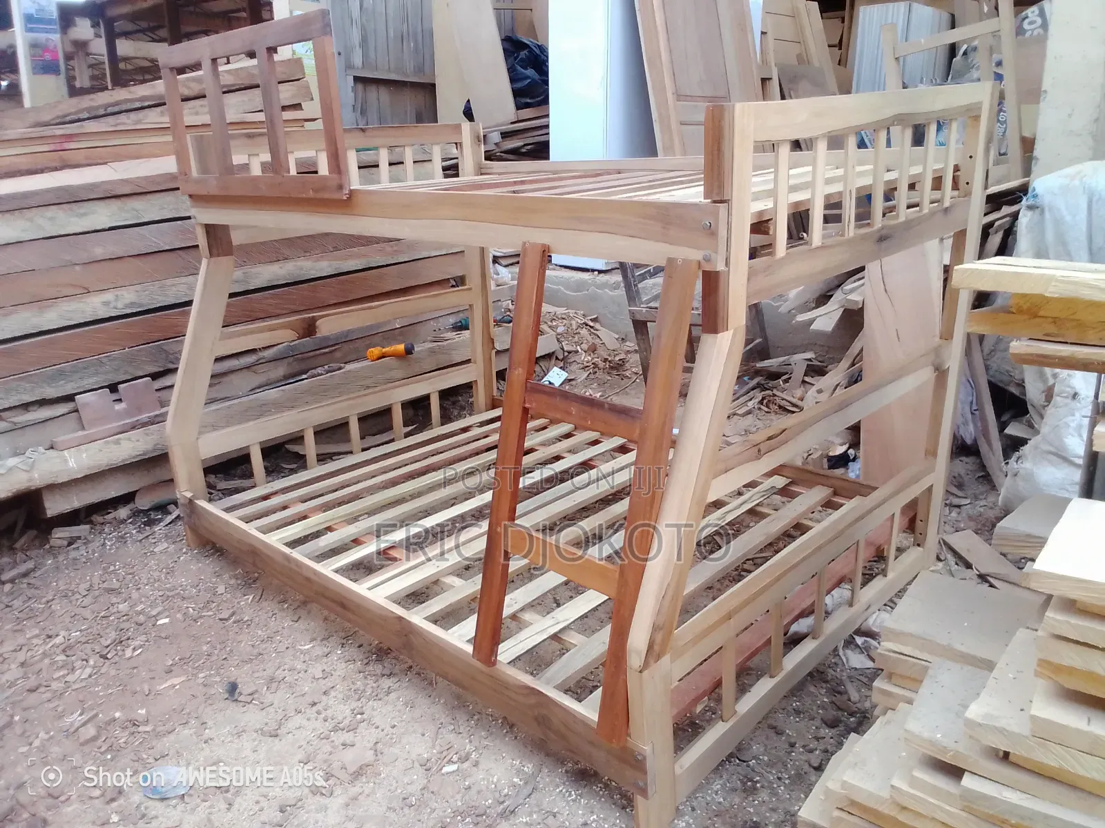 Single and Double Size Bunk Bed Mansonia