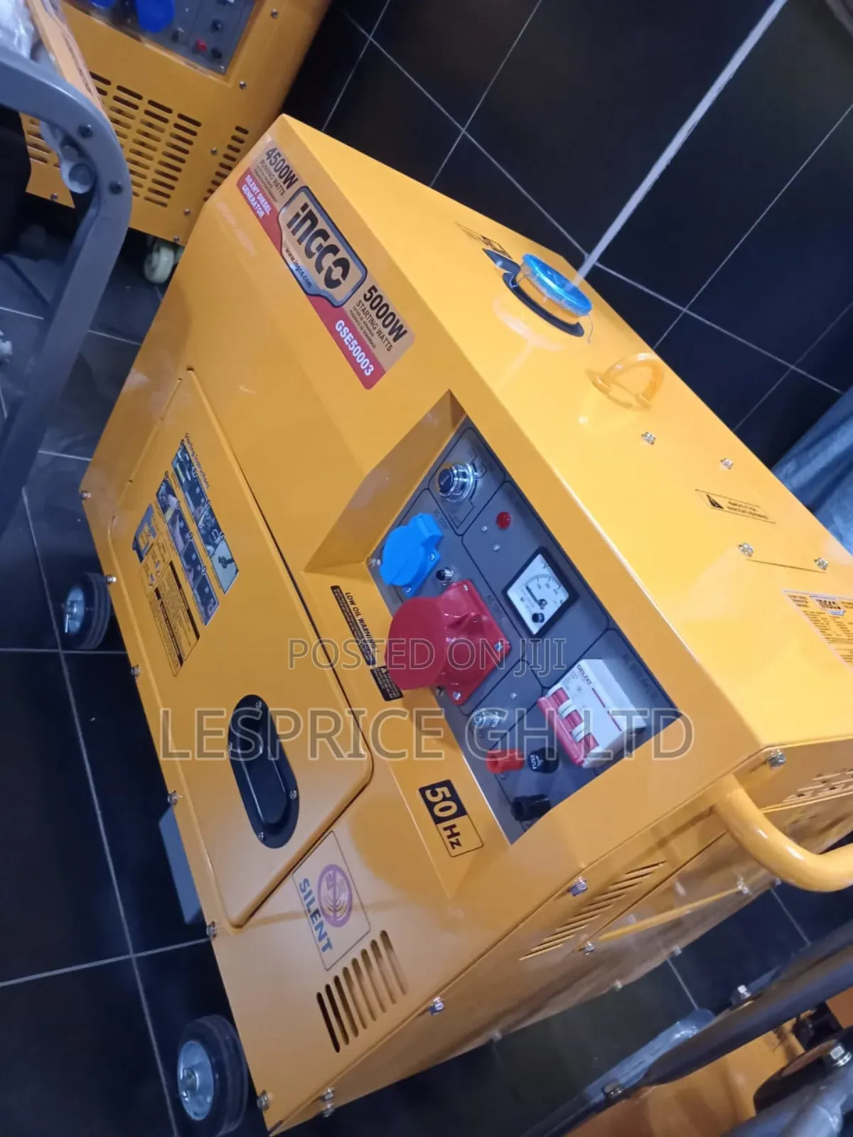Ingco Electric Start Generator - 15l Fuel Tank- 9.0hp