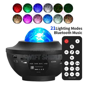 Starry Light Projector, With Bluetooth Music 21 Light Mode