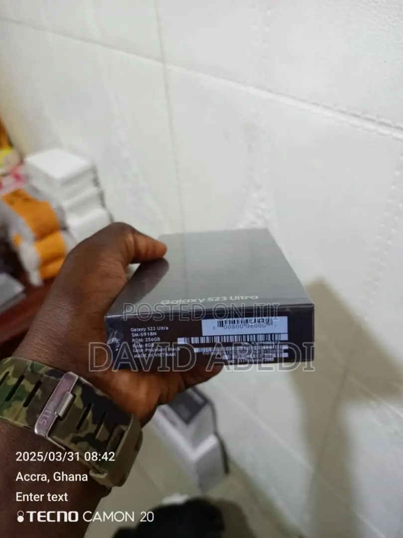 New Samsung Galaxy S23 Ultra 256 GB Black