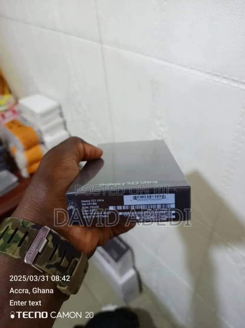 New Samsung Galaxy S23 Ultra 256 GB Black