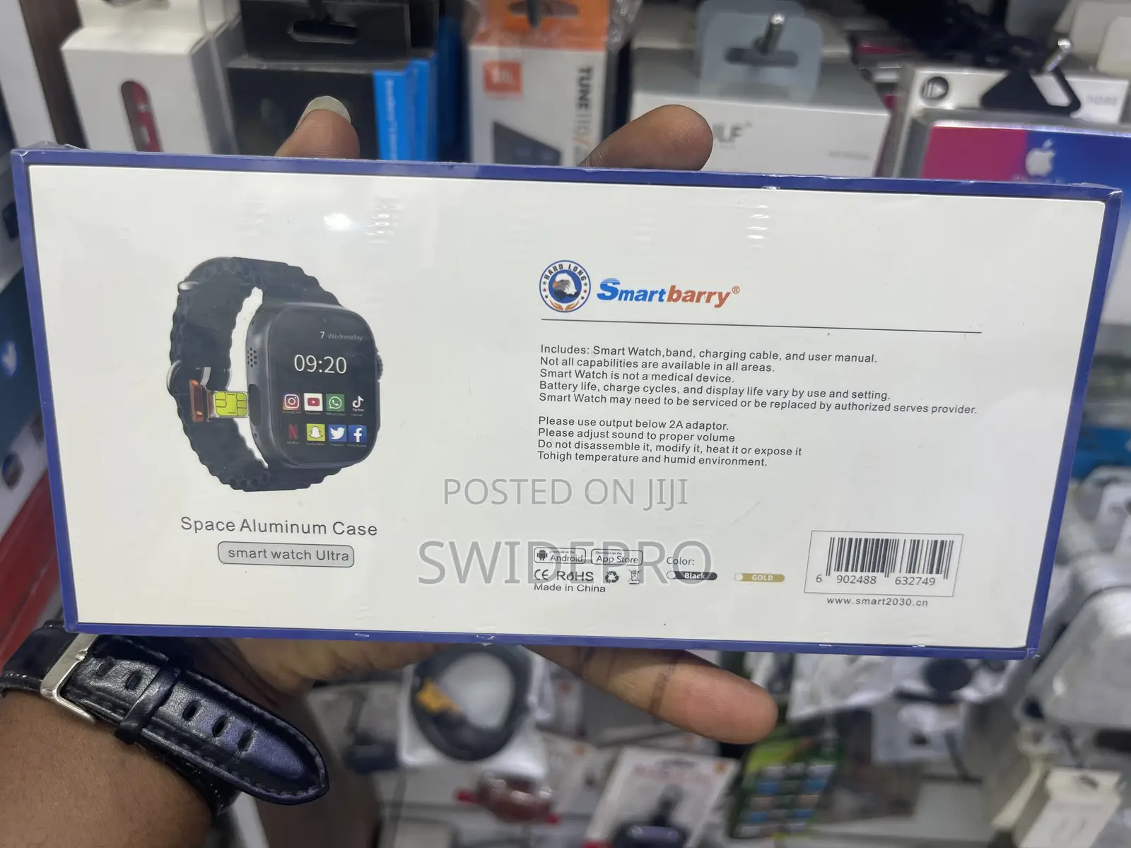 Smart Barry C92 Max 4g Android Sim Watch + Dual Camera