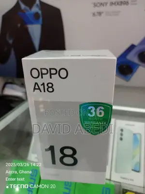 New Oppo A18 128 GB Black