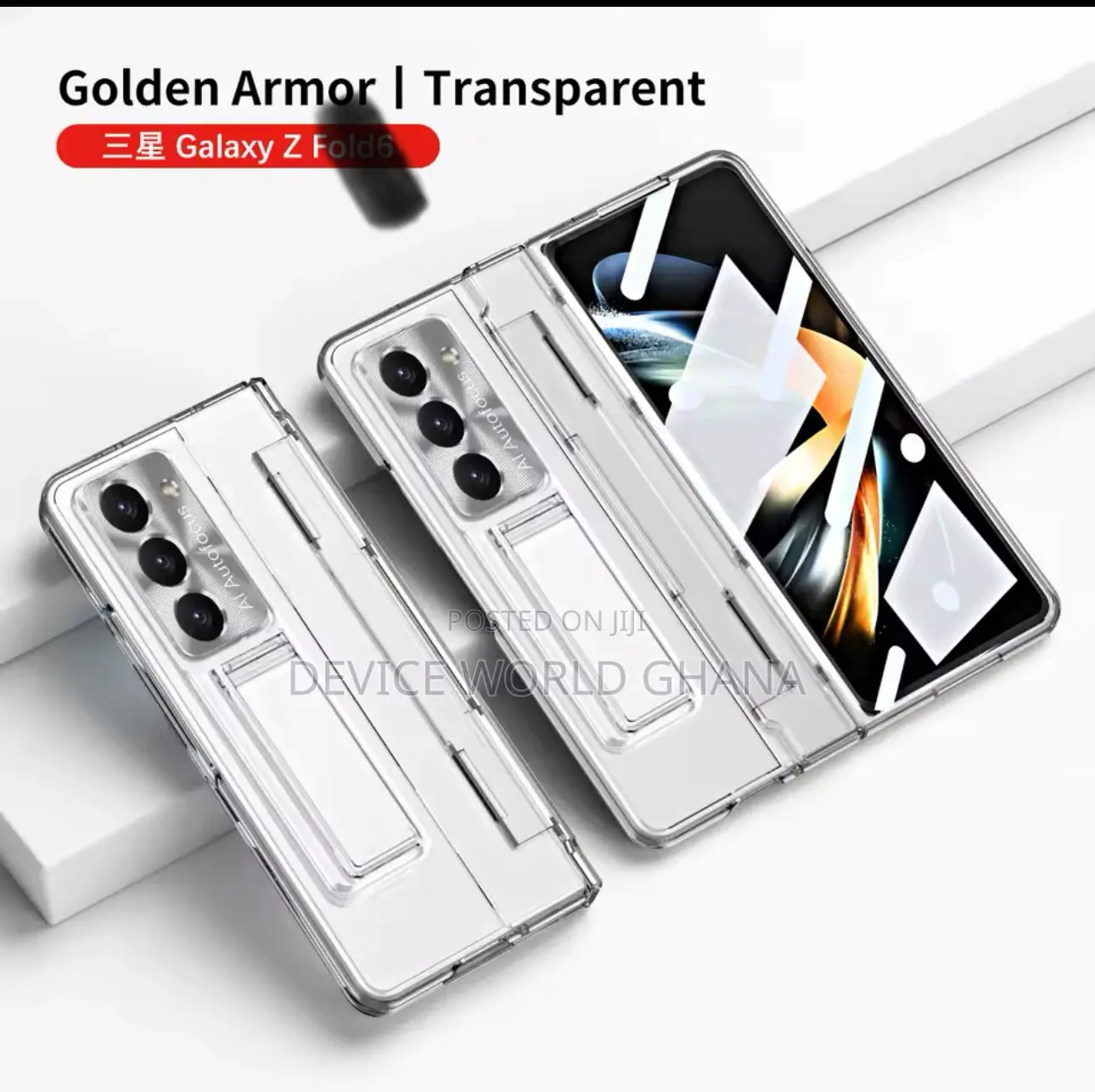 Rex Transparent Full Protection Case Fo Samsung Z Fold 7,6 ,5 4
