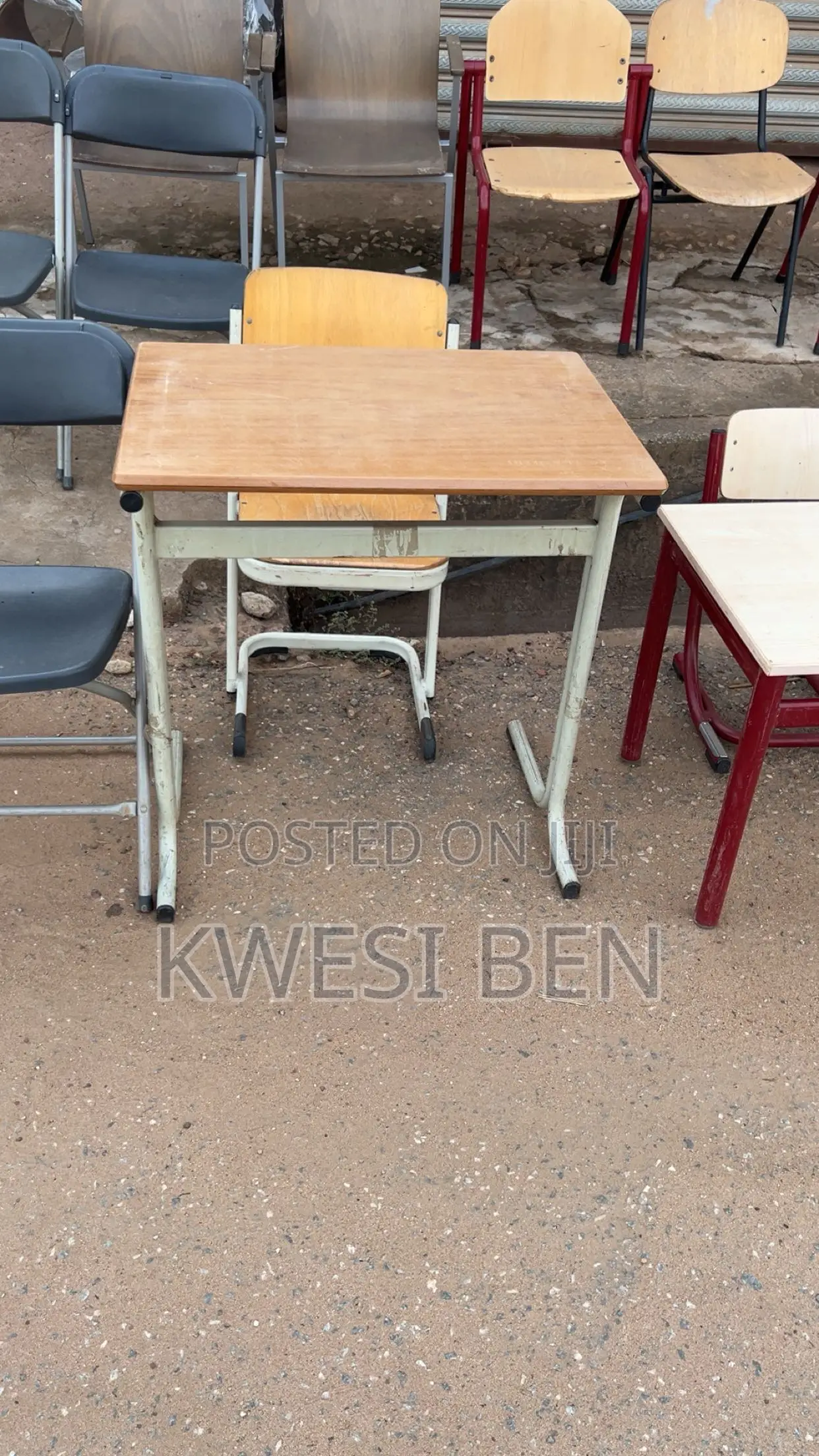 School Chairs and Table