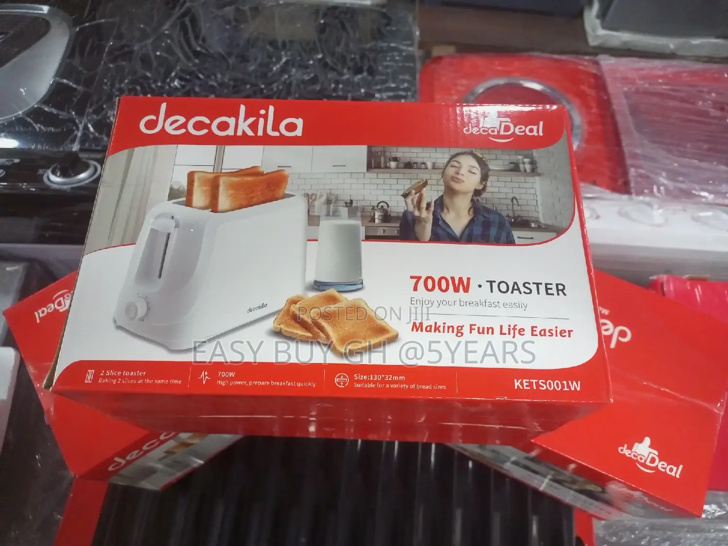 Happy to Use Decakila 700w Toaster