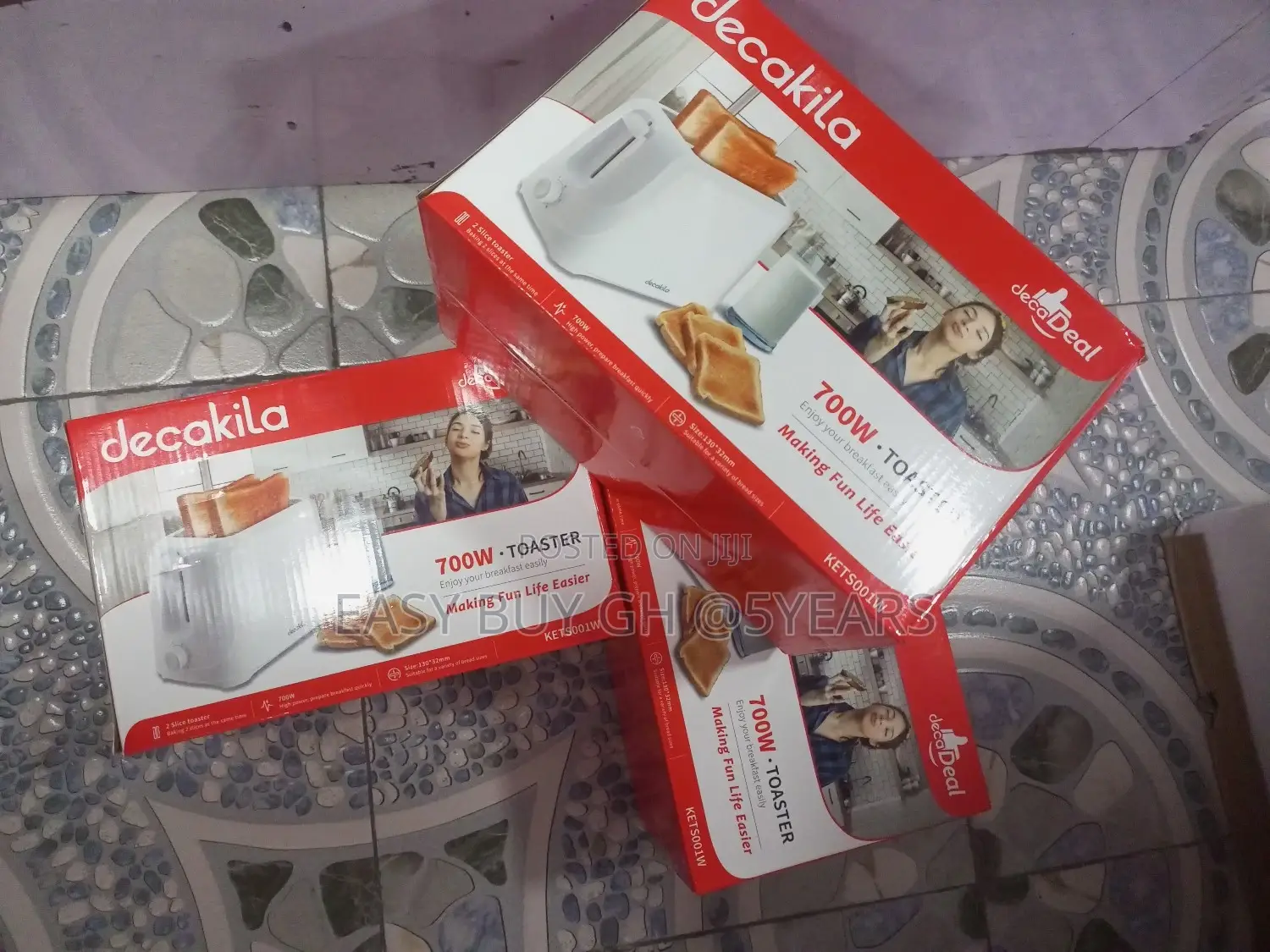 Reliable Kets001w Decakila Toaster