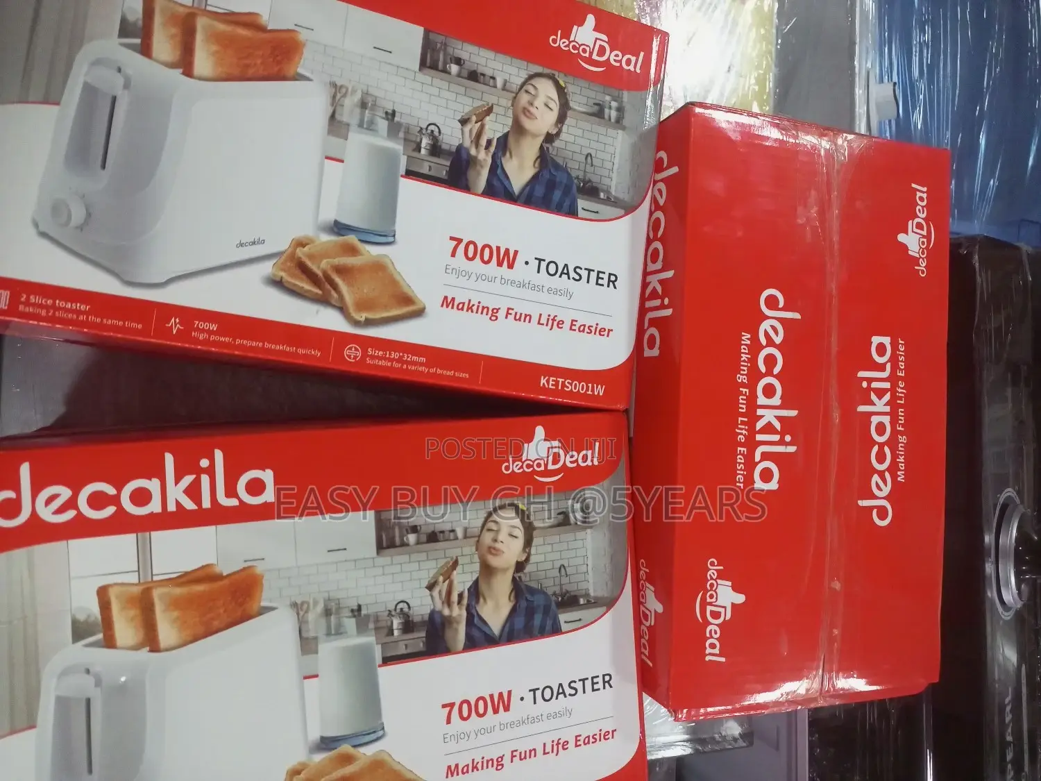 Strong Body Decakila 700w Toaster Energy System