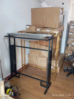 Adjustable Black Clothing Rack