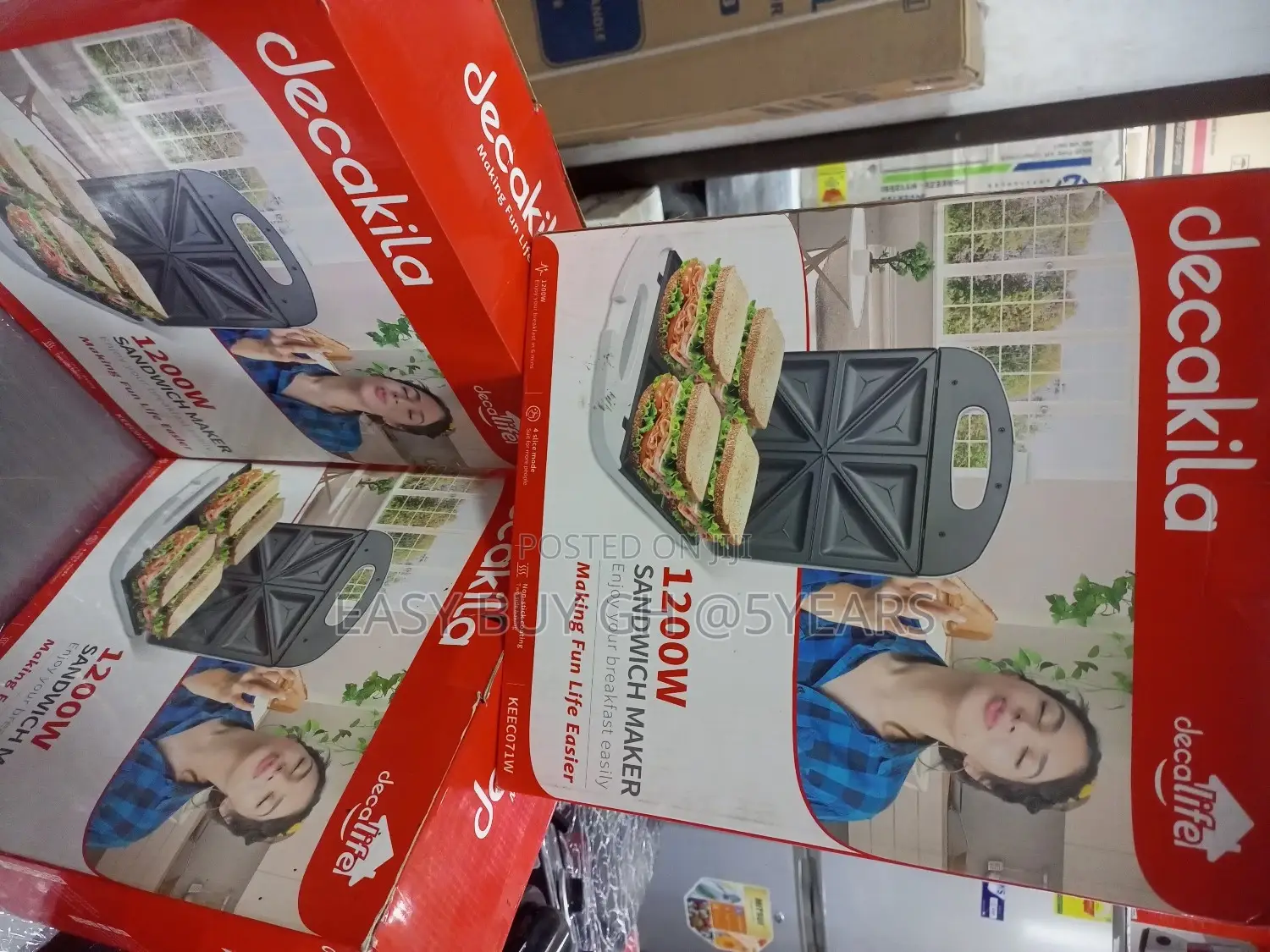 Brilliant Sandwich Decakila 1200w Maker