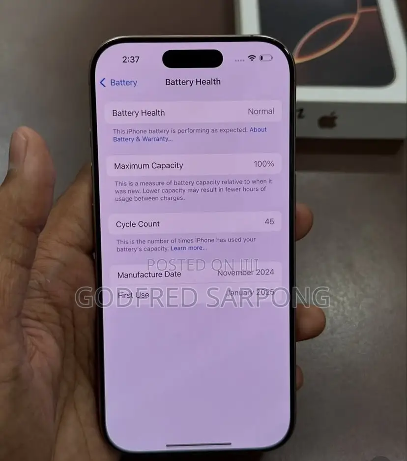 Apple iPhone 16 Pro Max 256 GB Gold