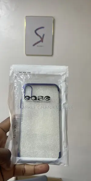 iPhone X Blue Boarder Case