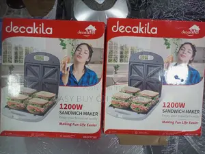 Scientific Proven Decakila 1200w Sandwich Maker