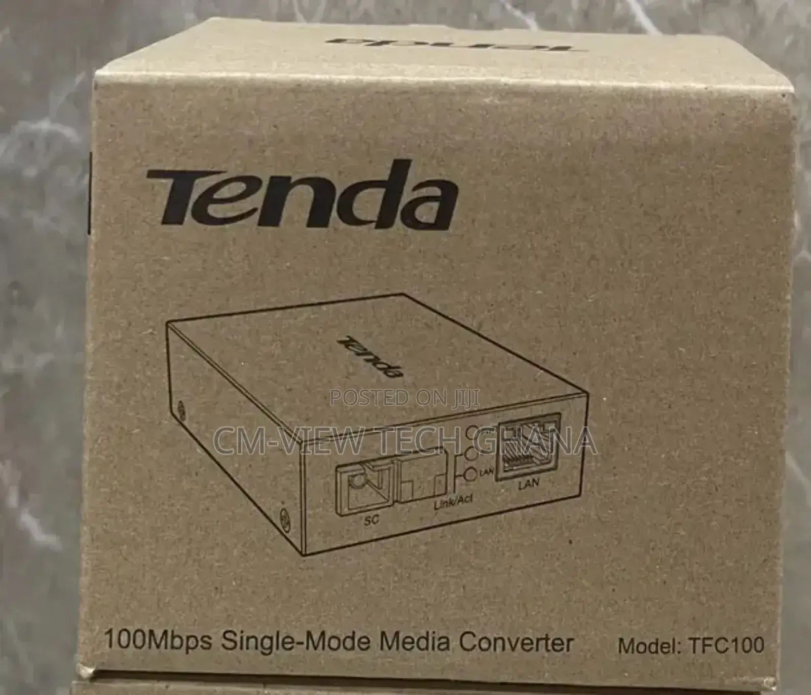 Tenda Sc Single Mode Fiber Media Converter