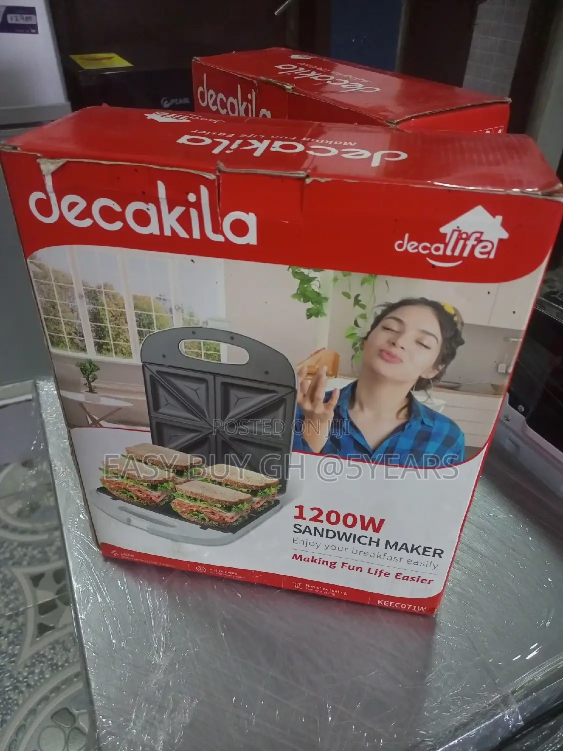 Lucrative Decakila 1200w Sandwich Maker Machine