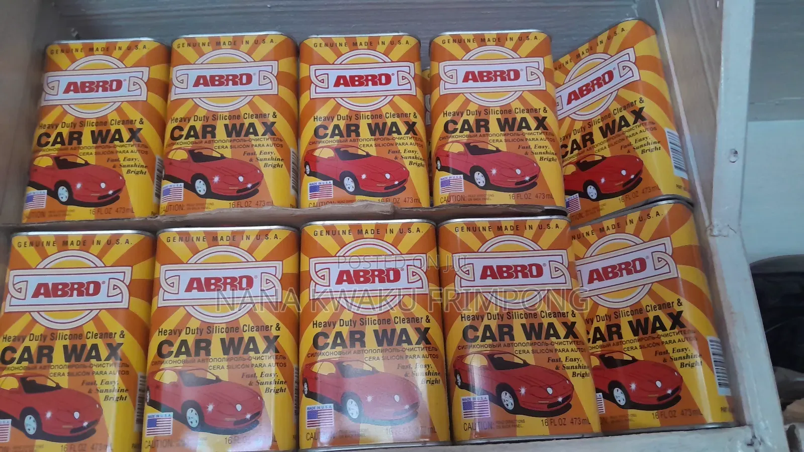 Abro Car Wax Available