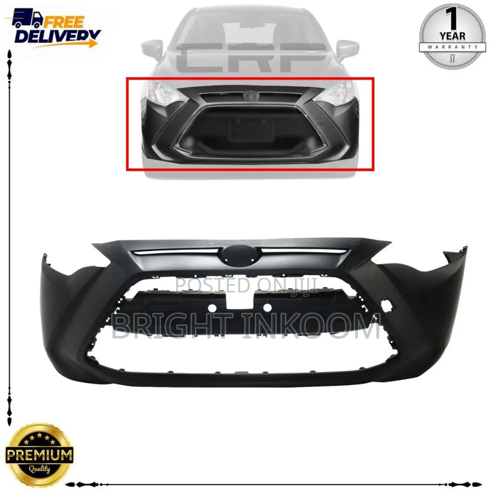 Toyota Ia 2017 2018 2020 From Bumper Complete