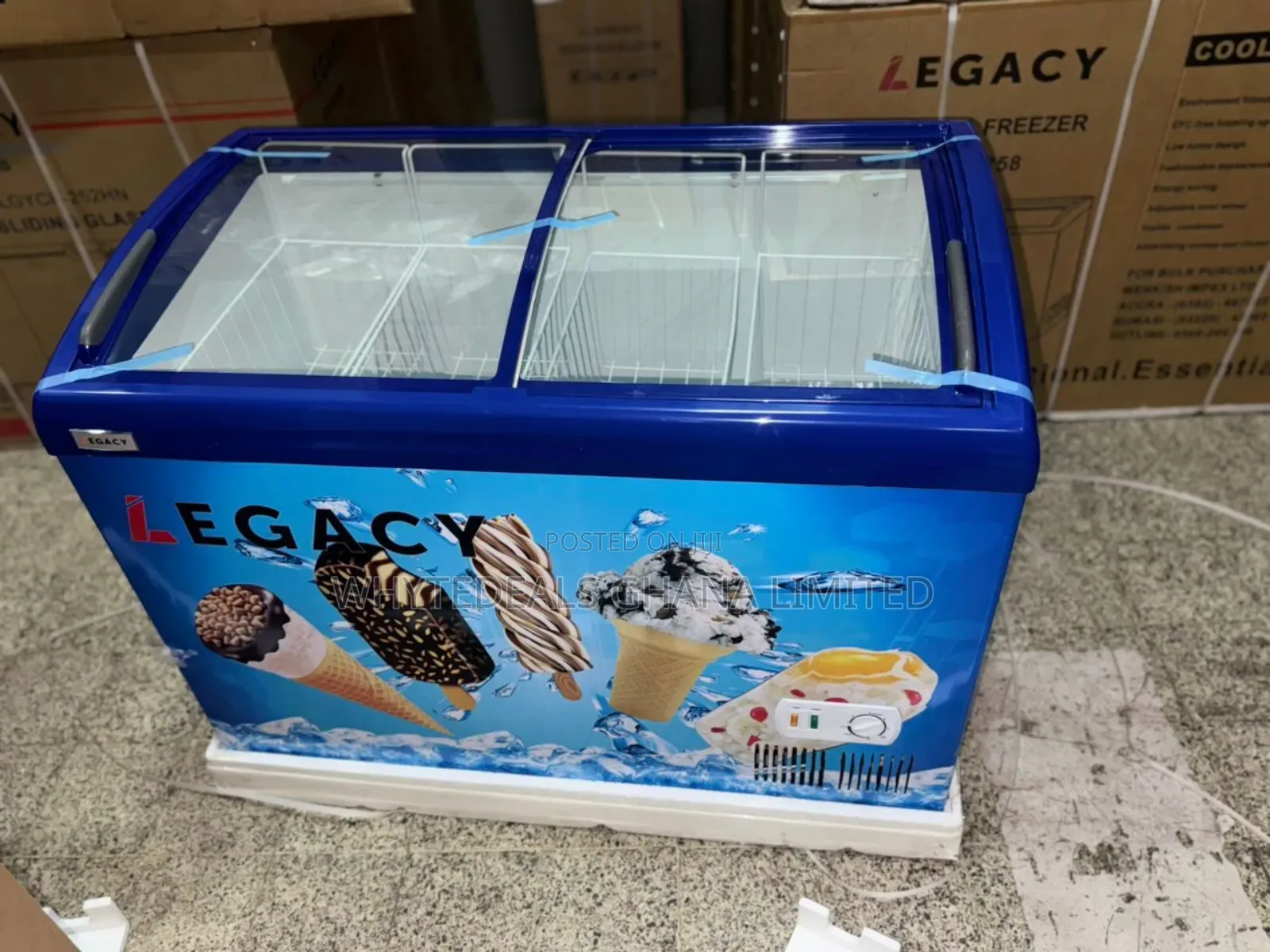 Legacy 318_liter Ice Cream Display Fridge| Fast Freeze|2_yrs Warranty ...