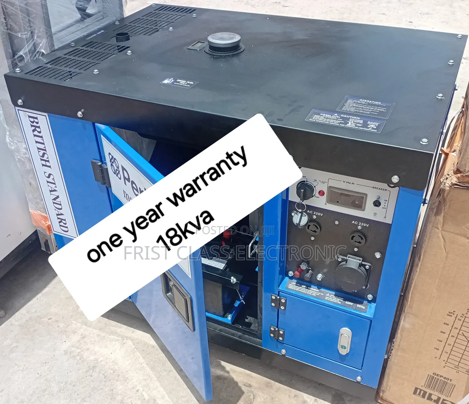 18kva Silent Diesel Generator With Air Cooling Engine
