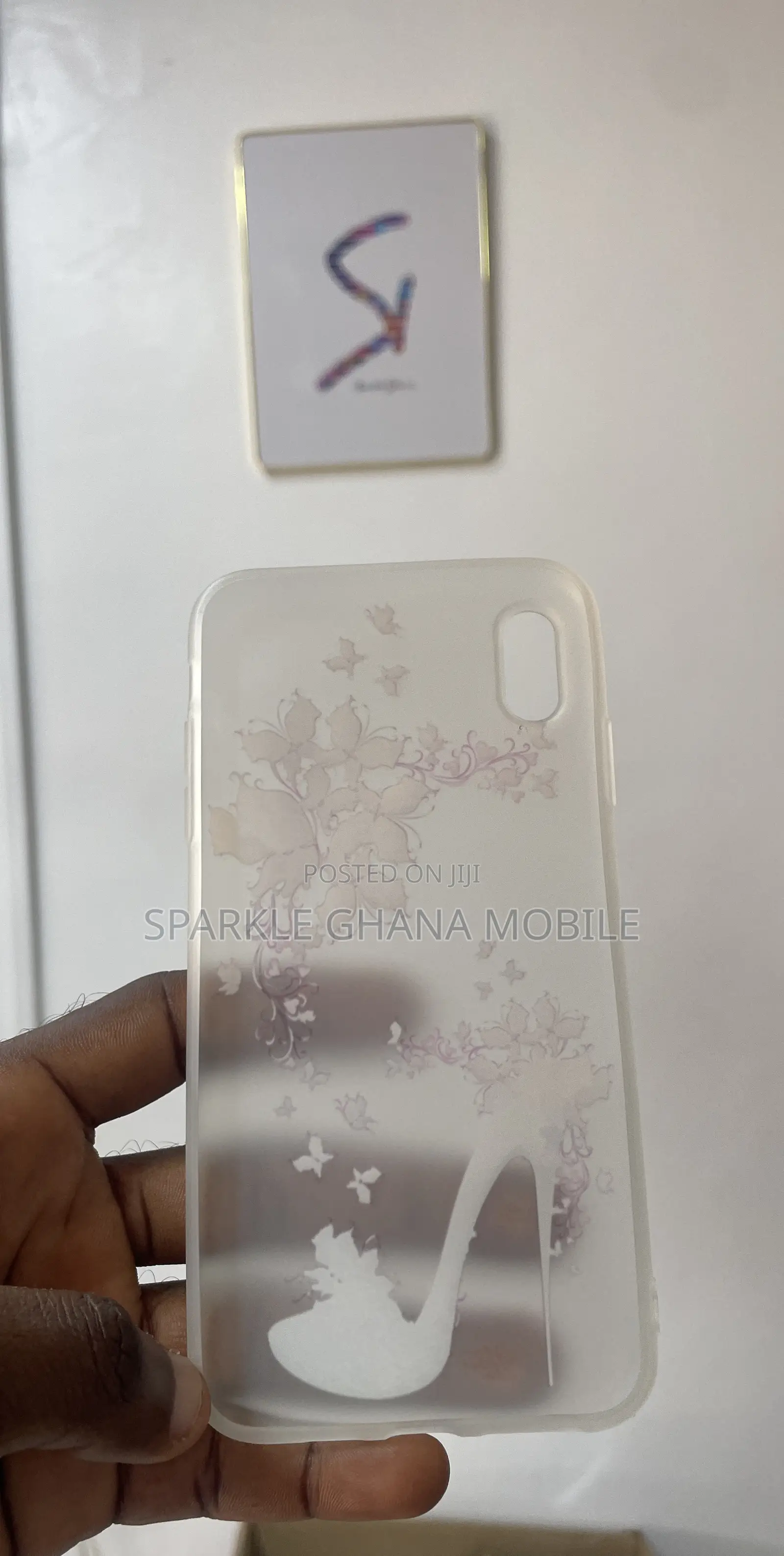 iPhone Xs Max Girl Glitter Heels Case