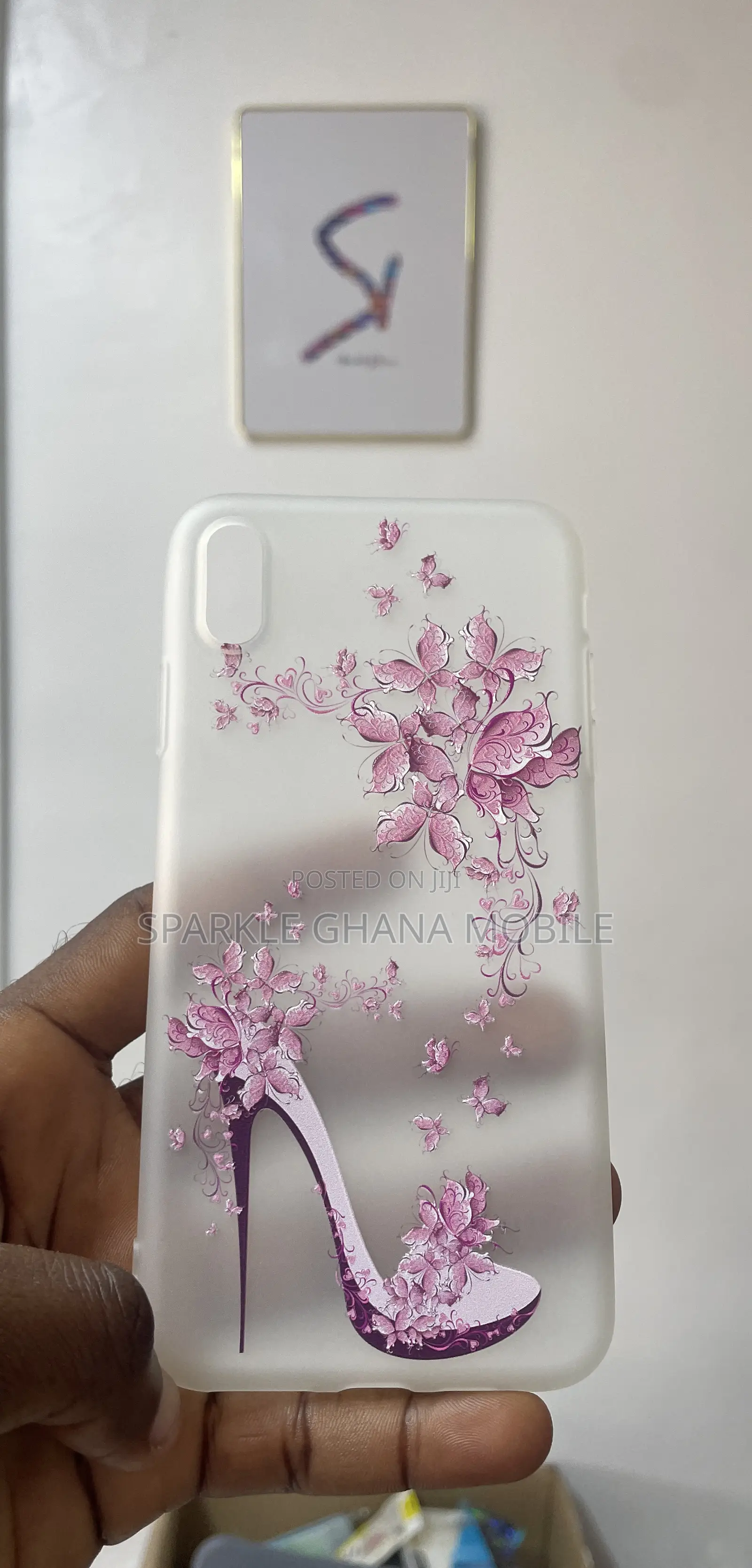 iPhone Xs Max Girl Glitter Heels Case