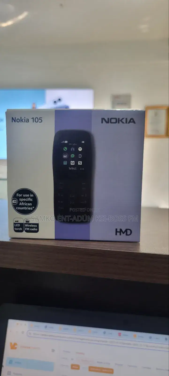 New Nokia 105 Blue