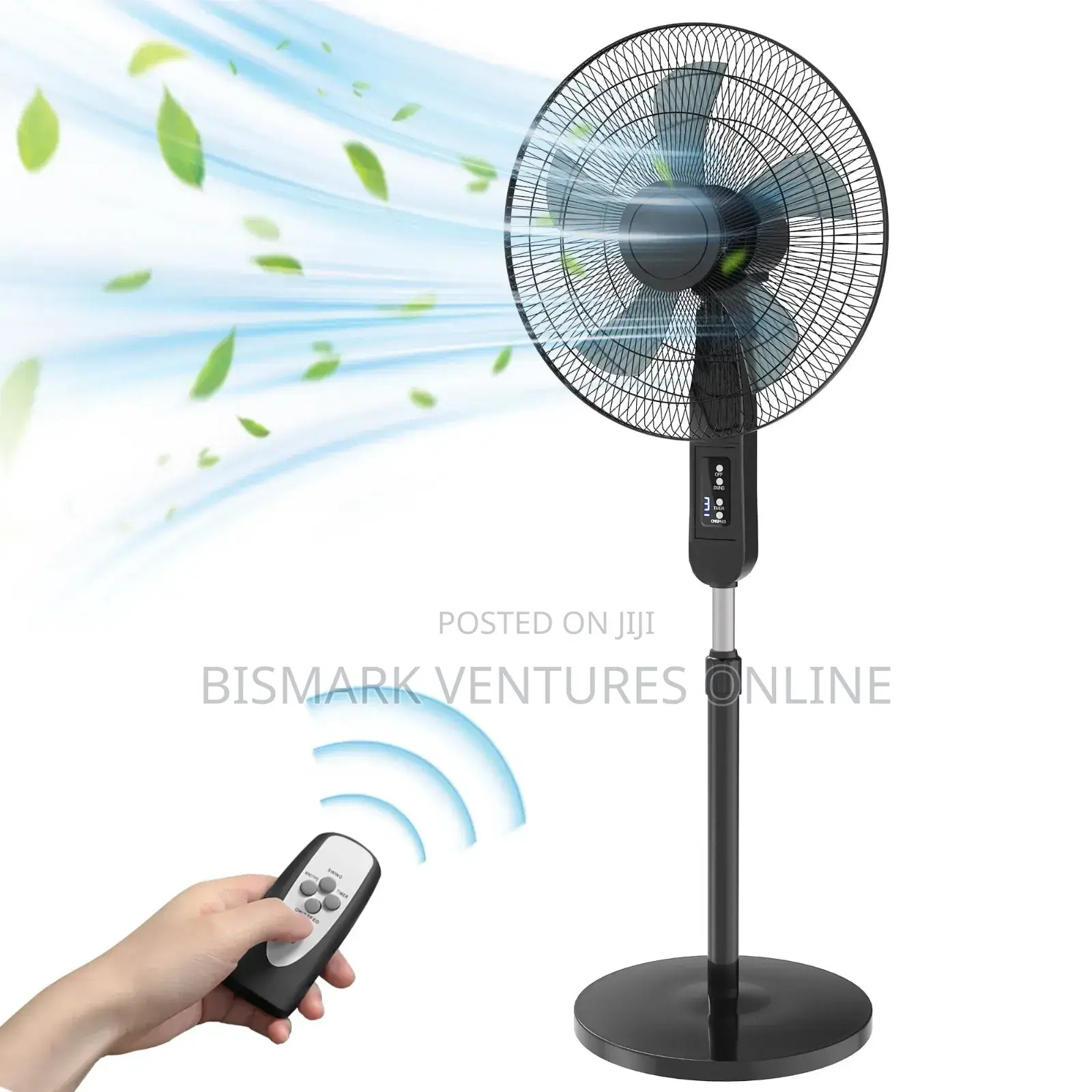 18inch Blutech Rechargeable Standing Fan, 20wat