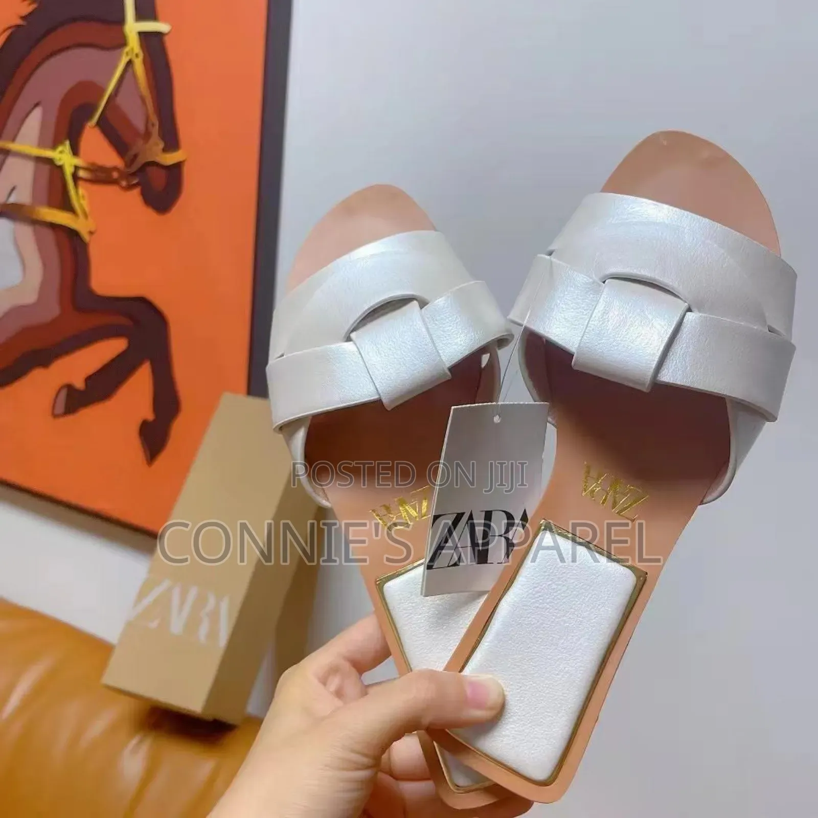 Designer Flat Slippers for Women