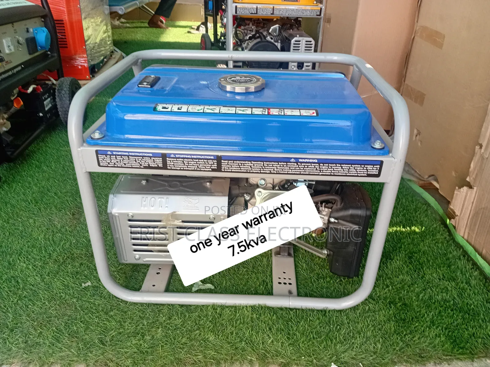 Uninterrupted Quality 7.5kva Petrol Generator