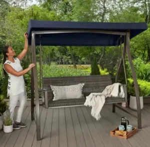 3-Seater Patio Swing With Canopy