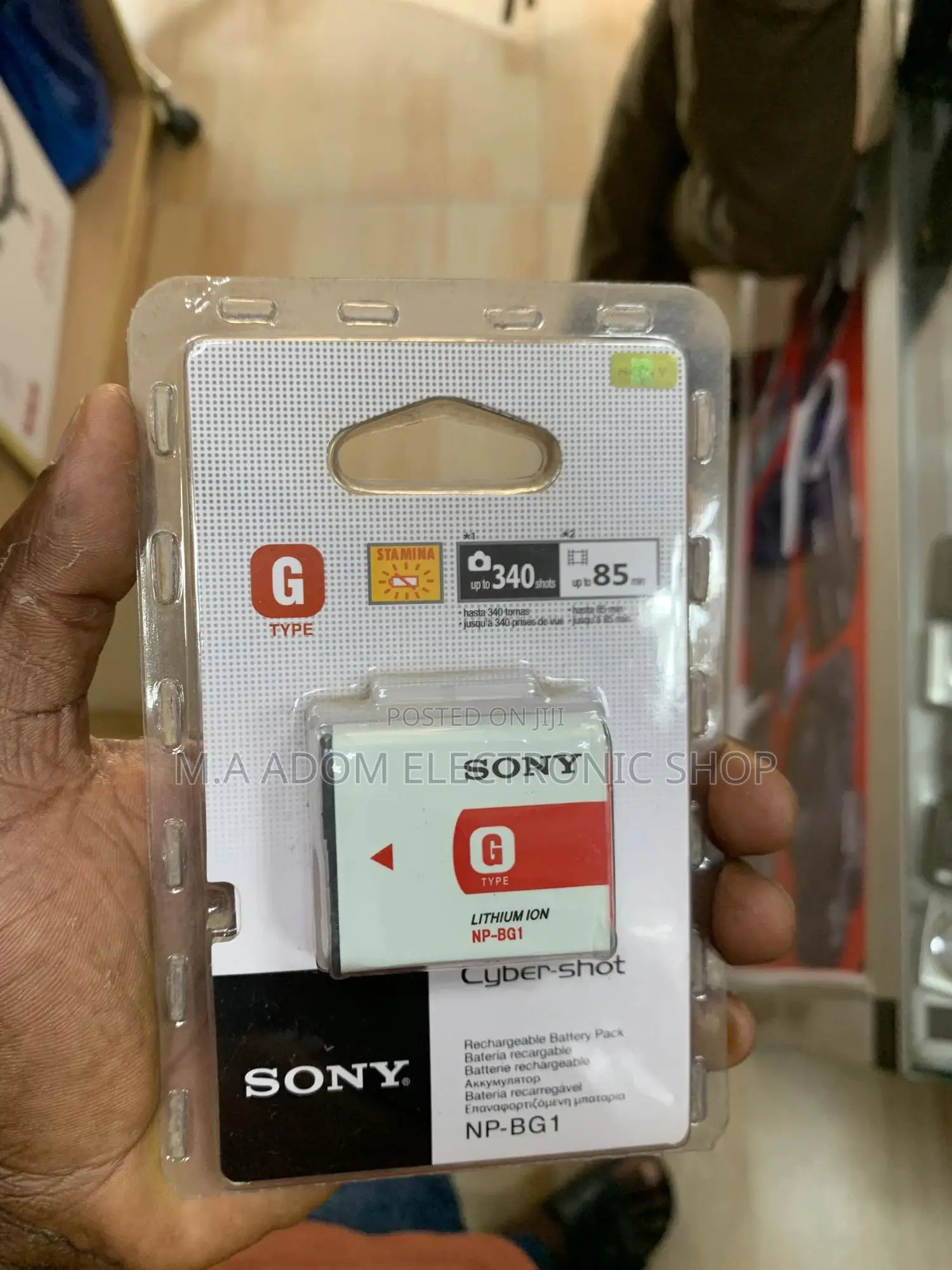 Fresh Sony Np -Bg1 Battery