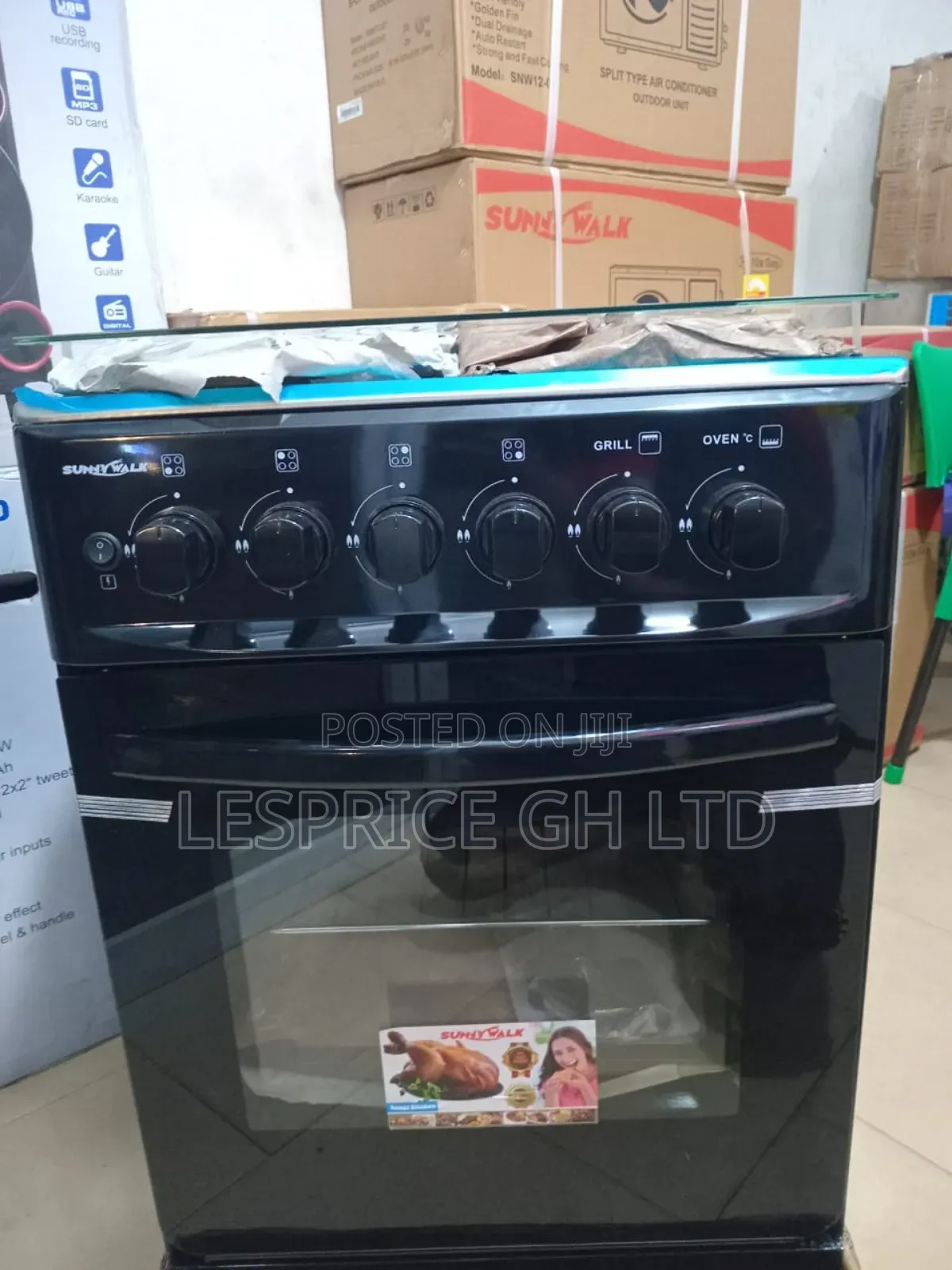 Chigo 60x60 Gas Cooker - Space Saving Design