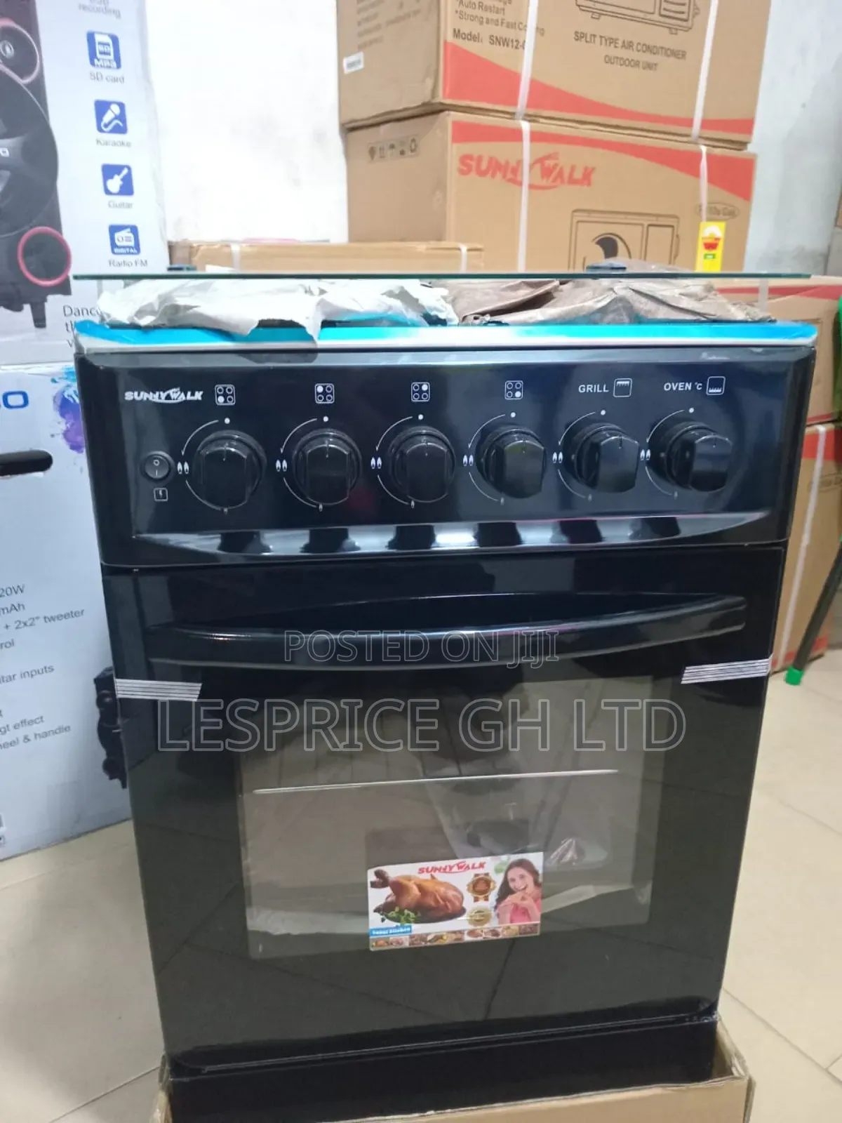 4 Burner Gas Cooker - Home Restaurant Use!