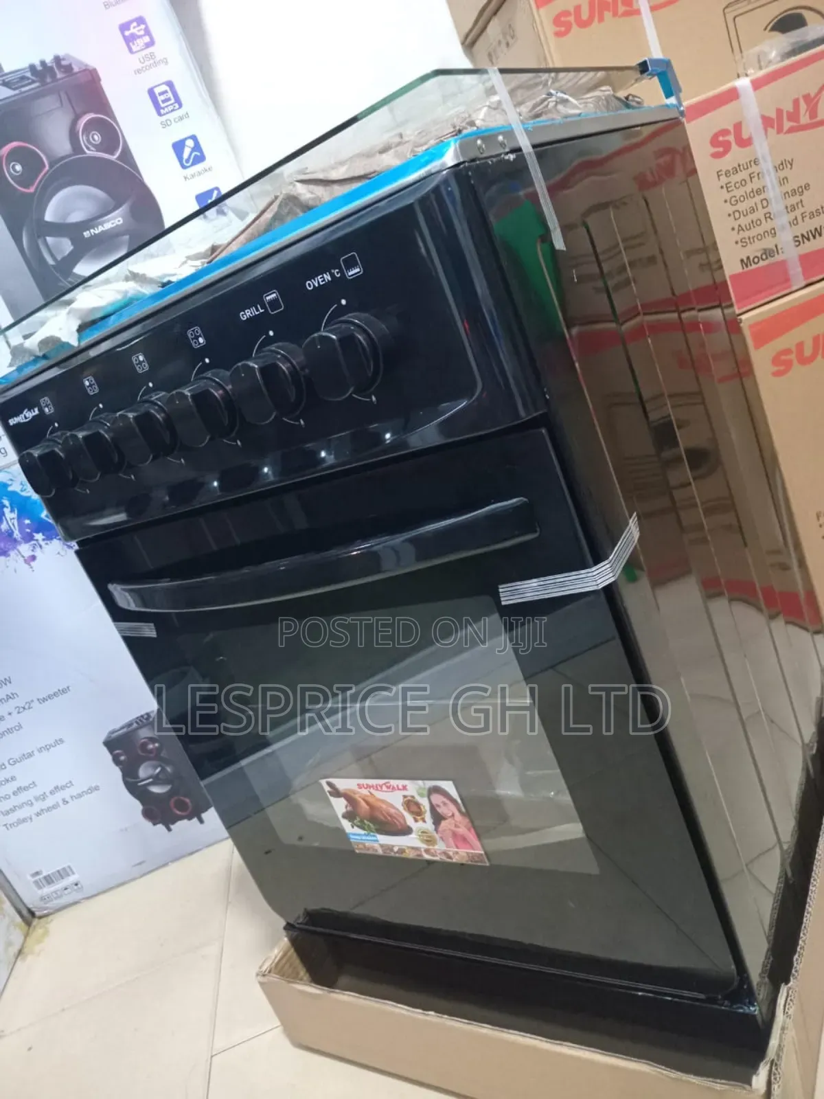 Chigo 4 Burner Gas Cooker: Complete Set!