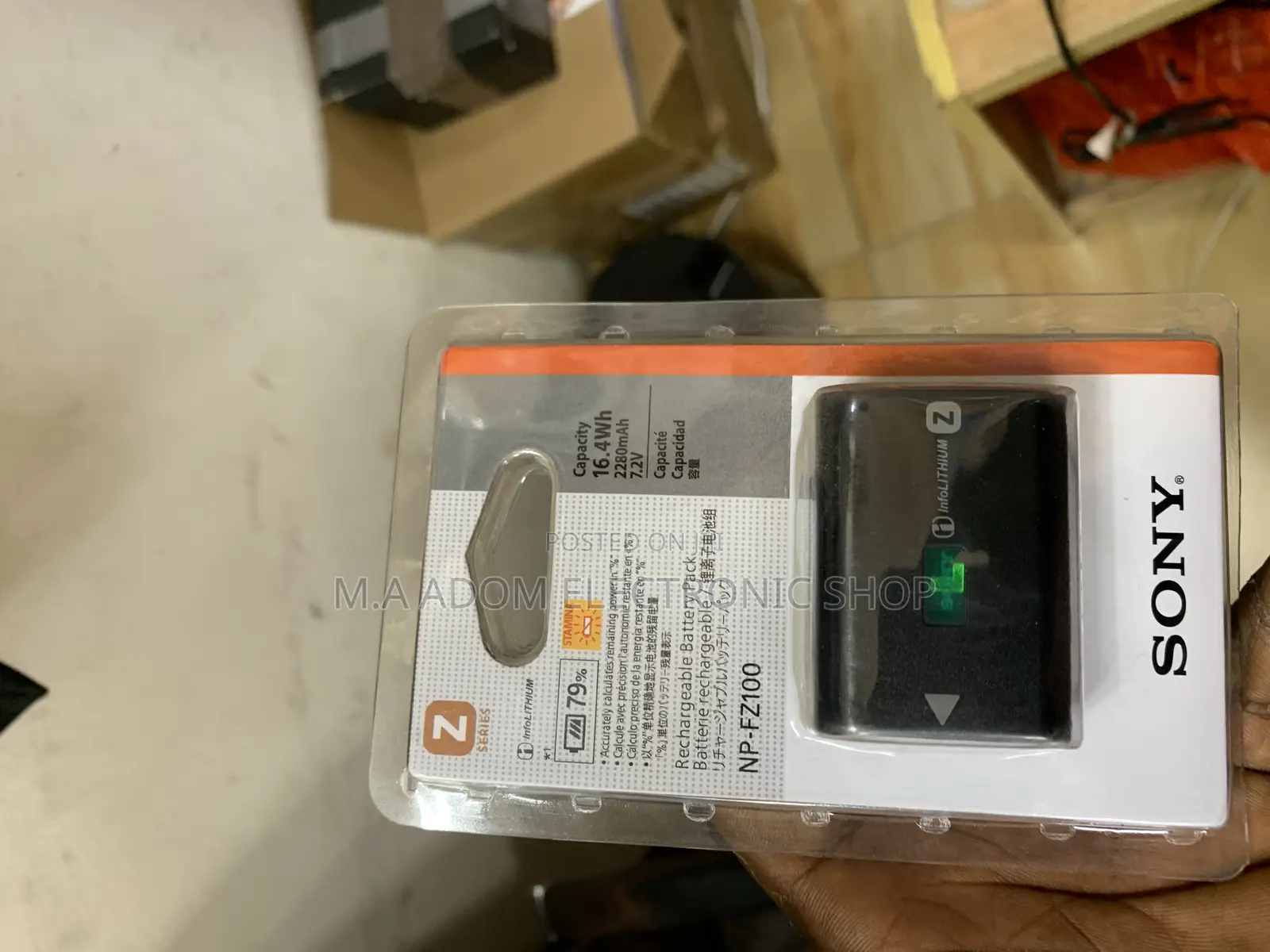 Rechargeable Sony Np-Fz100 Battery Pack