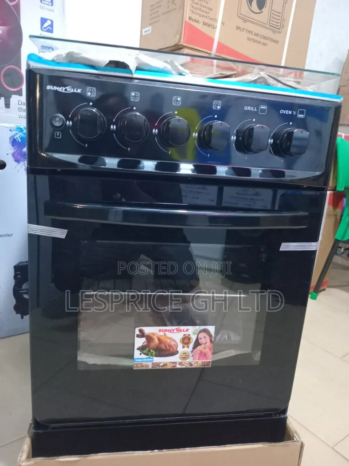 4 Gas Burner Gas Cooker: Durable Cooker