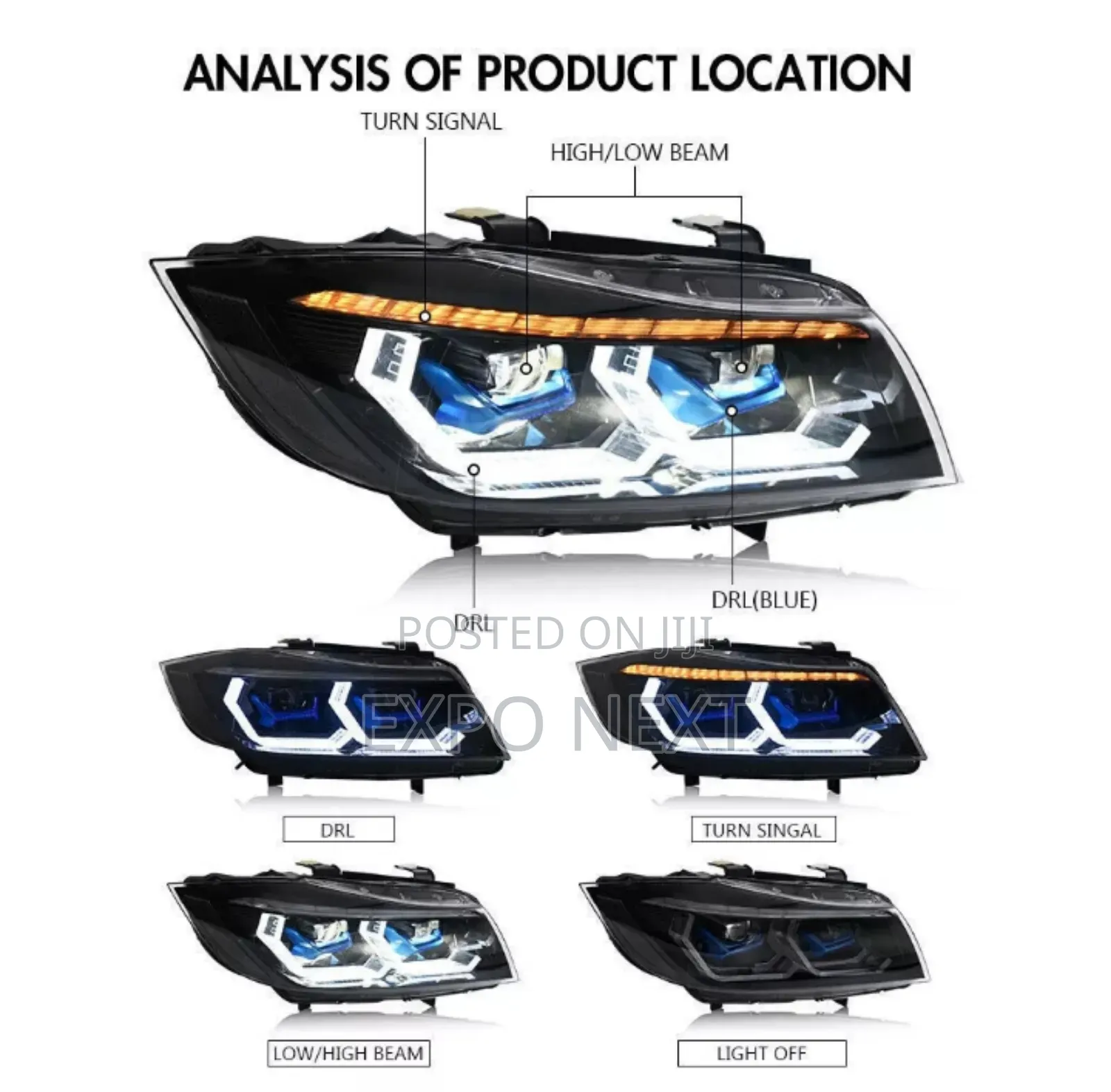 Led Headlight For Bmw 3 Series Assembly Up To Date