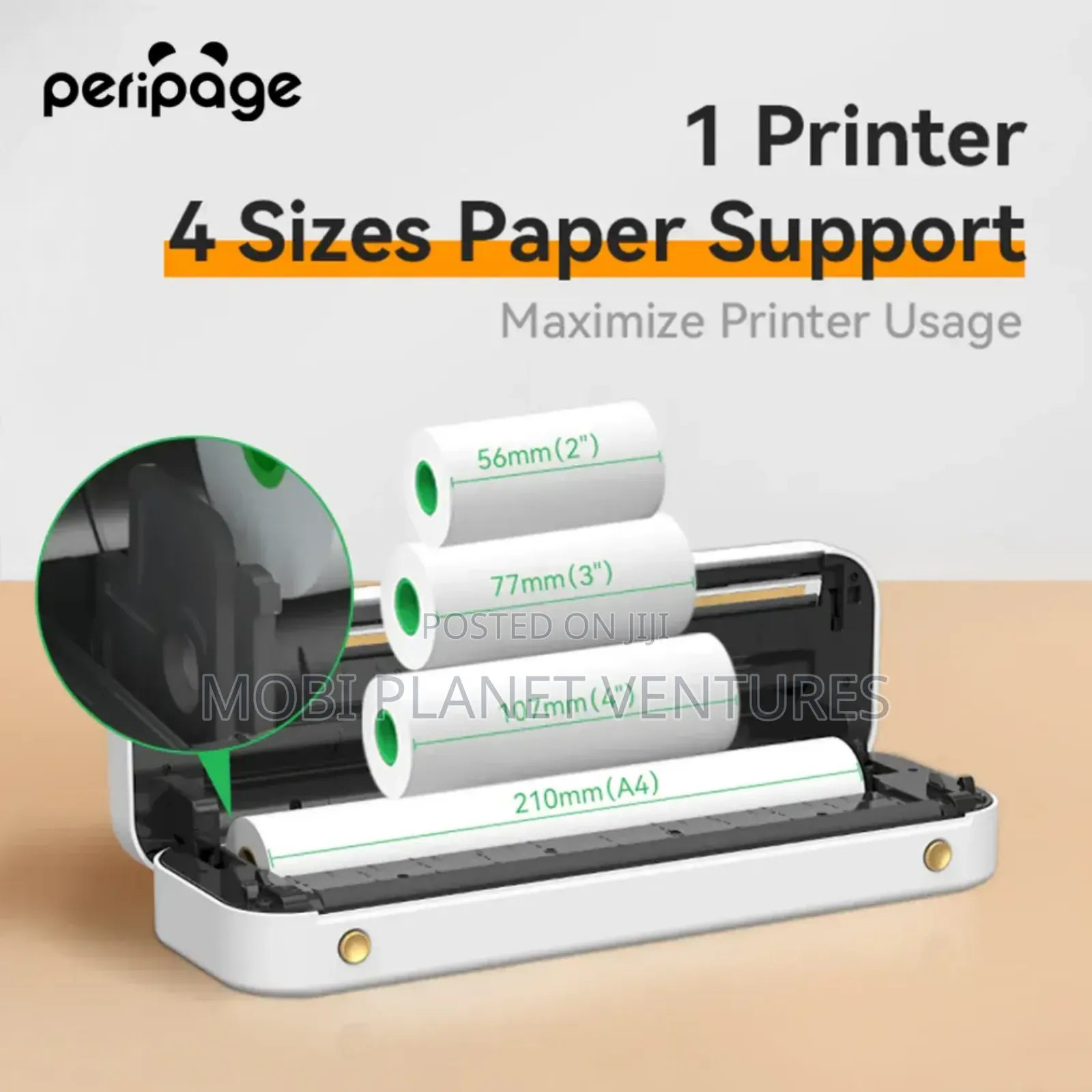 Peripage A40 Wireless Thermal Printer (Extra Paper Free)