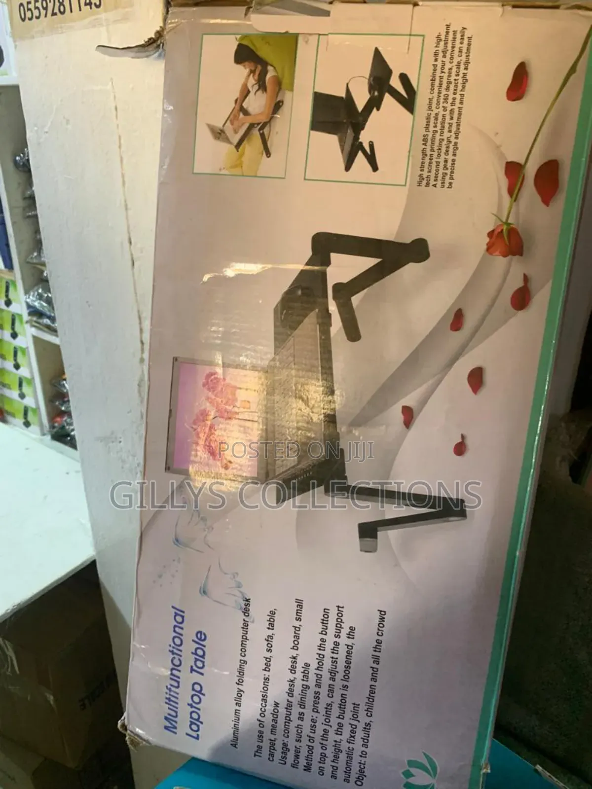 Multifunctional Laptop Table Stand With Fan